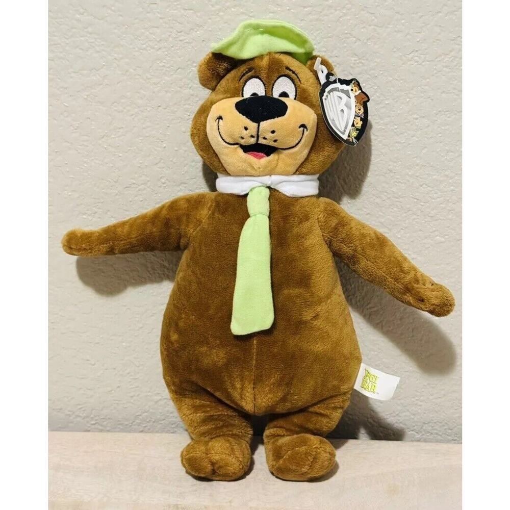 Warner Brothers Yogi Bear Plush Stuffed Animal 13” Collectible Hanna Barbera